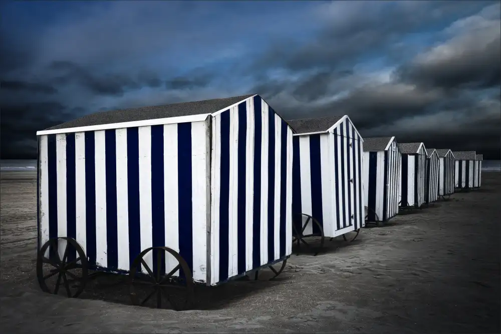 Claes, Gilbert: Cabine da spiaggia autentiche uniche