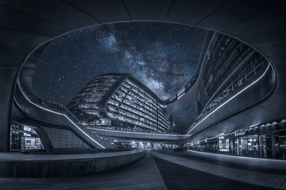 Xu, Mei: Il quartier generale di Lingkong SOHO/Skybridge in un sogno