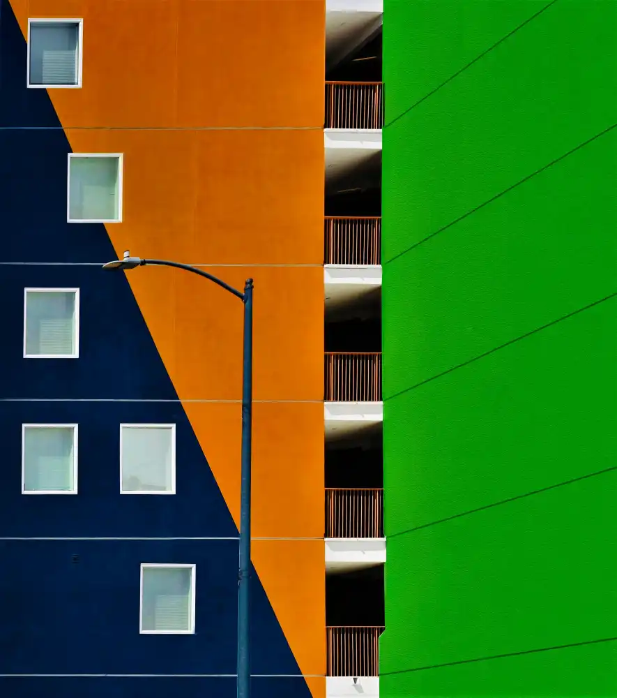 Orbach, Arnon: Fassade - Innenstadt von Los Angeles,Kalifornien