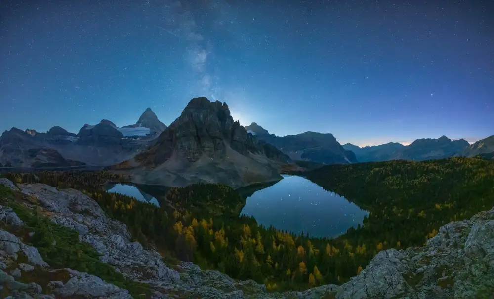 Xu, Tony: Via Lattea sul monte Assiniboine
