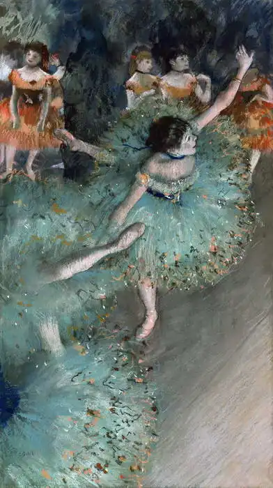 Degas, Edgar: Ballet rehearsal