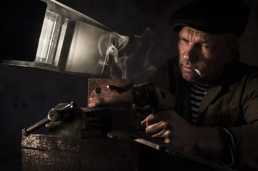 Cherkasov, Viktor: Hinter der Arbeit