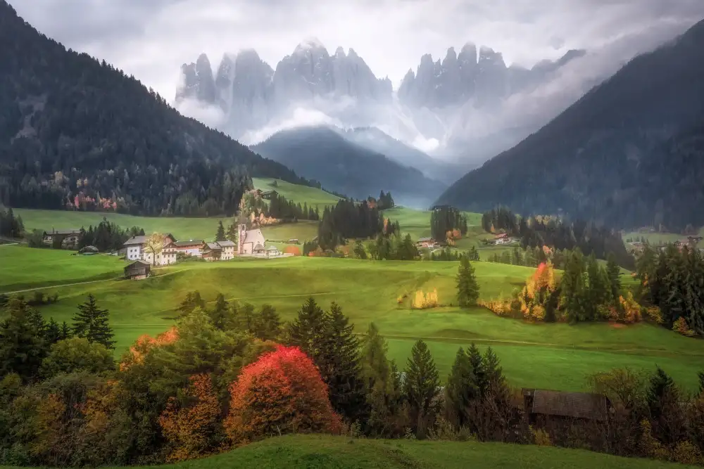 Yang, Jianping: Herbstfarben in den Dolomiten
