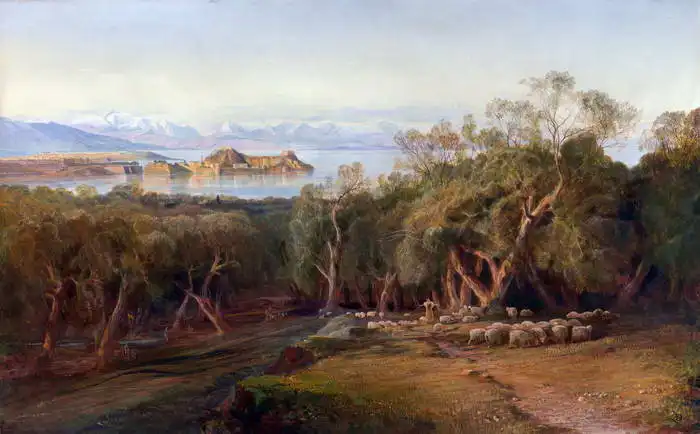 Lear, Edward: Corfu from Ascension