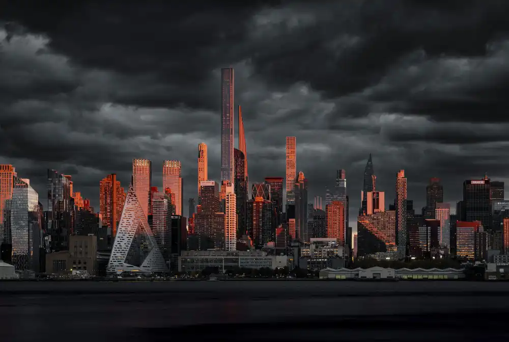 Wei, (David), Dai: Manhattan im Abendlicht