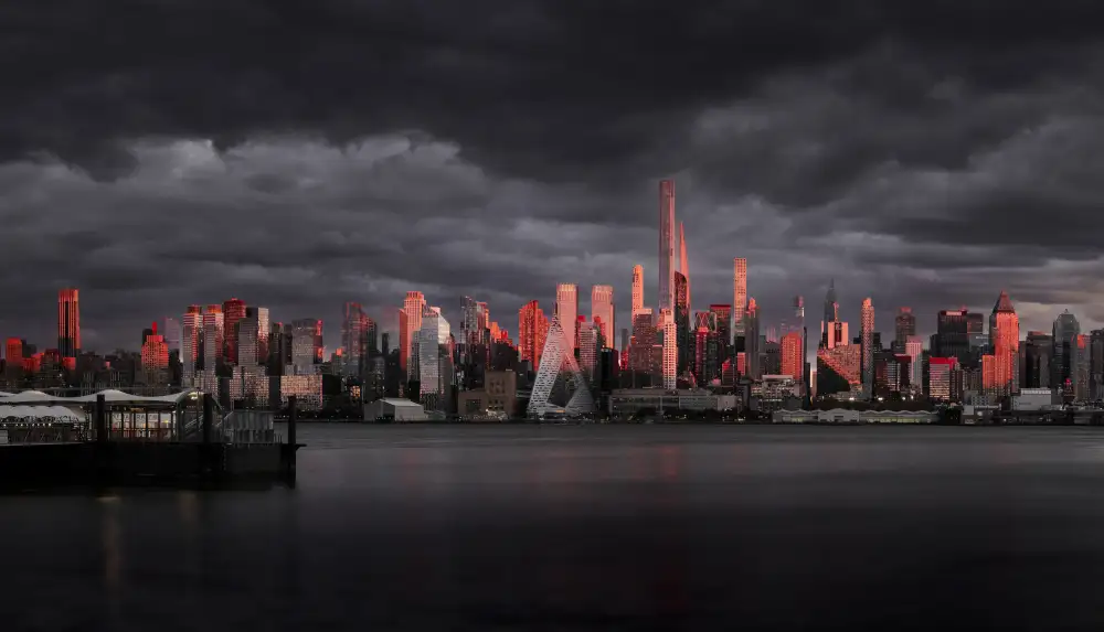 Dai, (David) Wei: Moment západu slunce v NYC