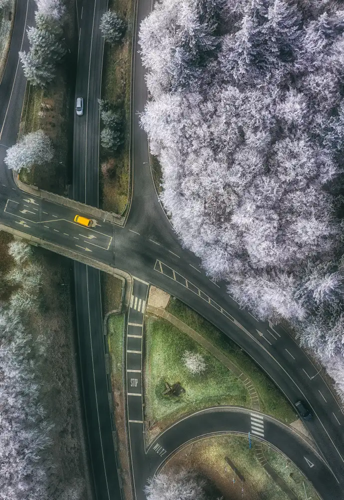 Krier, Guy: strada invernale