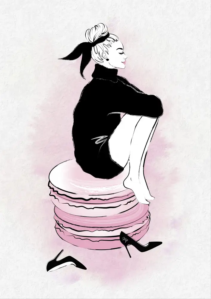 Martina: Fille aux macarons