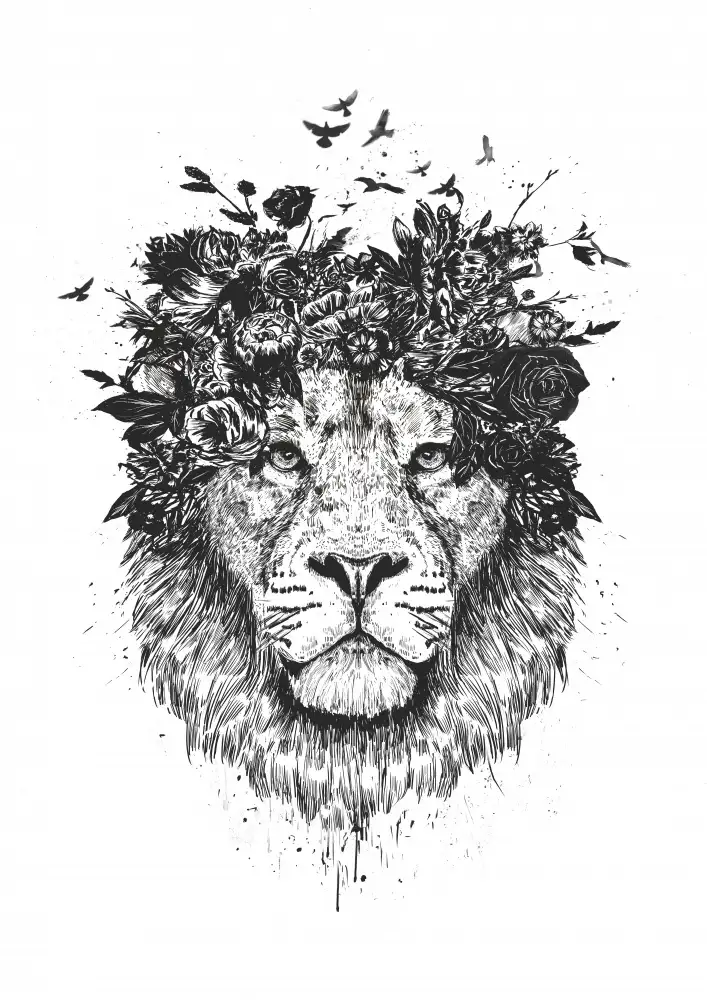 Solti, Balazs: Lion floral (pc)