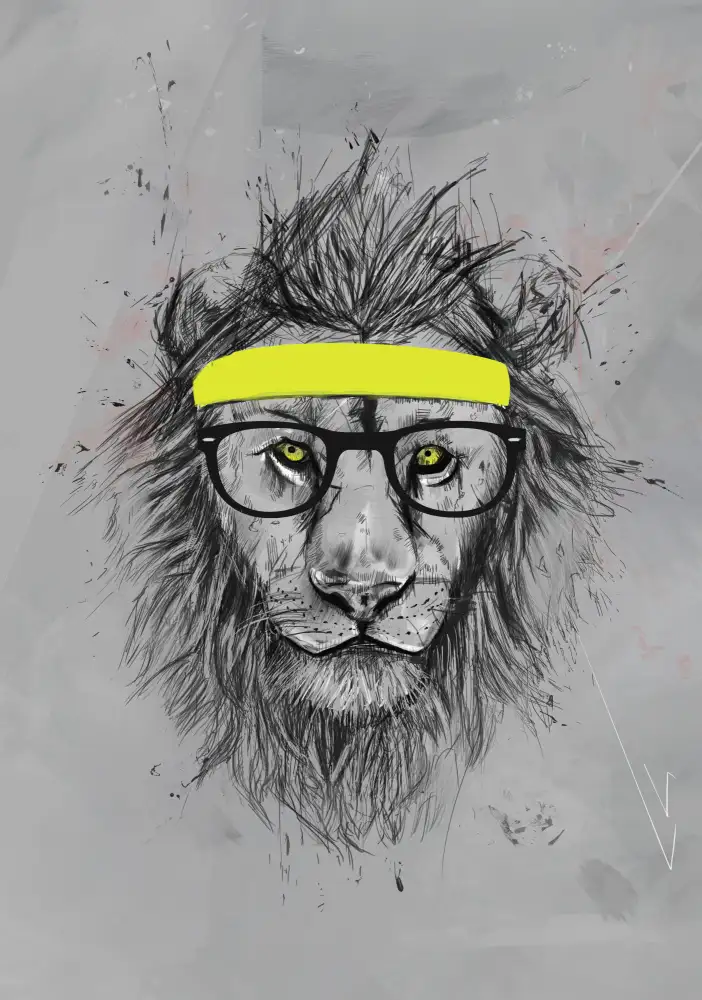 Solti, Balazs: Lion hipster