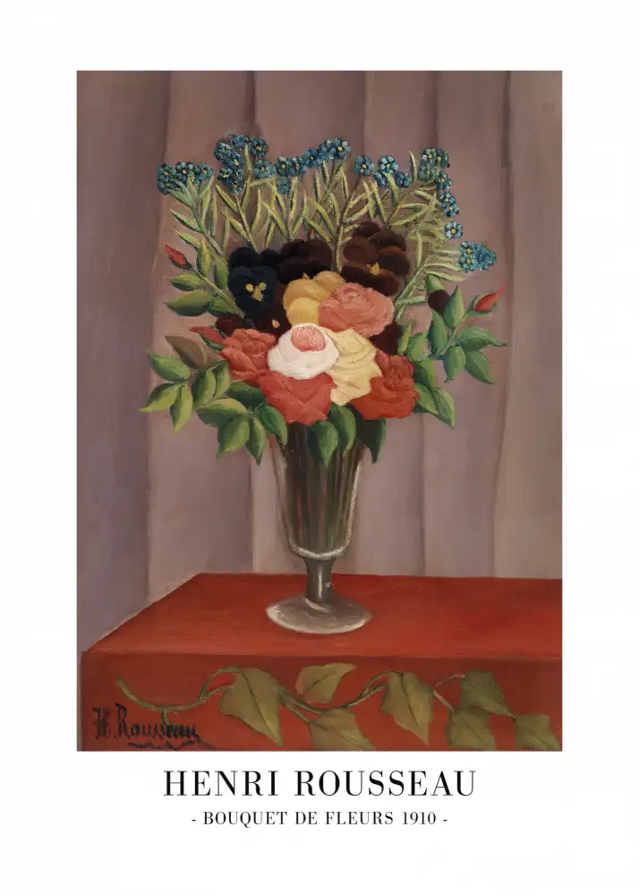 Rousseau, Henri: Bouquet De Fleurs 1910