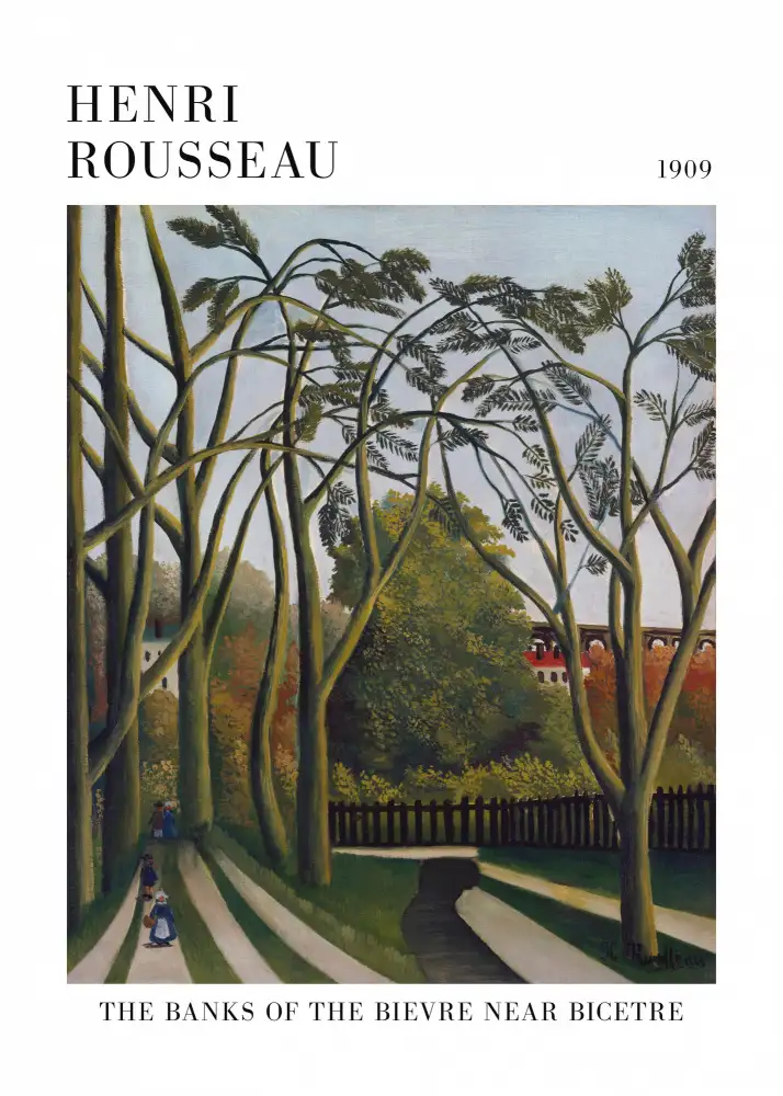 Rousseau, Henri: The Banks Of The Bier Nedaleko Bicetre