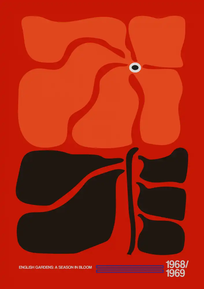 Collett, Frances: Giardini inglesi Rosso/Arancione