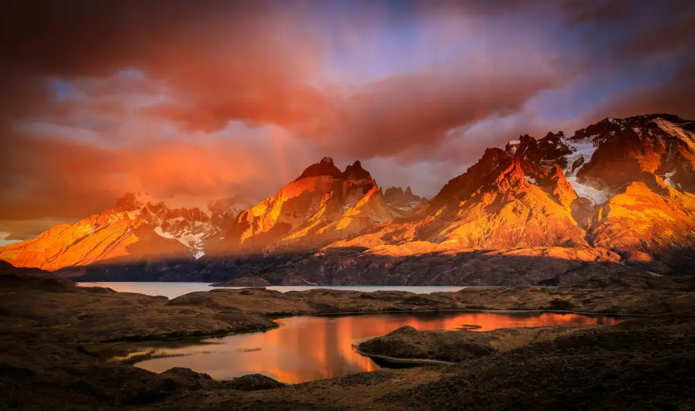Restelli, Raimondo: PARQUE NACIONAL TORRES DEL PAINE,SUNRISOR Z MIRADOR LAKE NORDENSKJOLD-1367