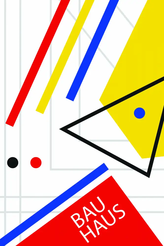 Bauhaus Geometric No1 Poster