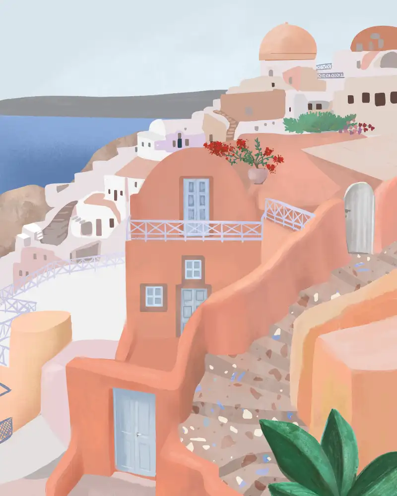 Lizde, Petra: Santorin