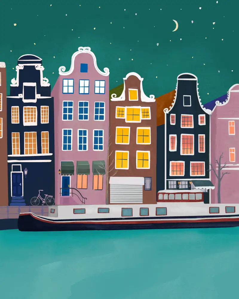 Lizde, Petra: Amsterdam bei Nacht