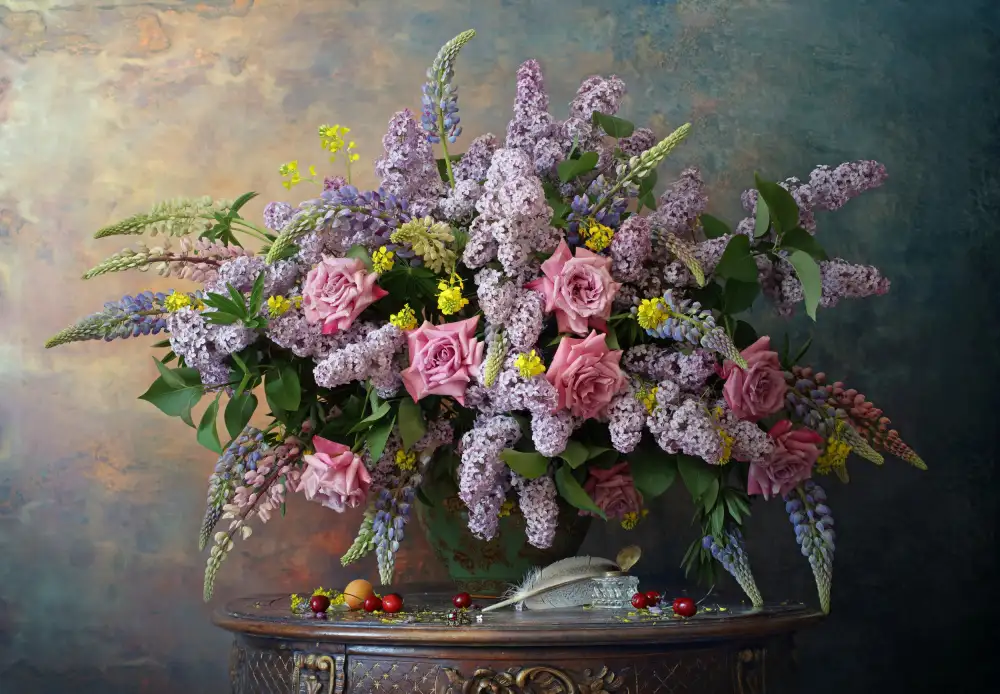 Morozov, Andrey: Stillleben mit Blumen