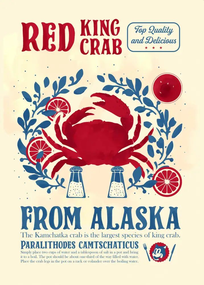 Gemos, Dionisis: Crab kitchen print