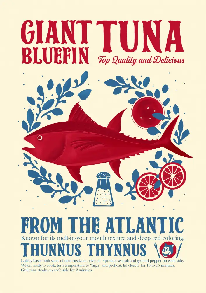 Gemos, Dionisis: Tuna kitchen print