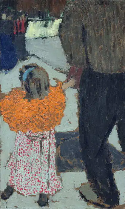 Vuillard, Edouard: Dítě s červenou šálou