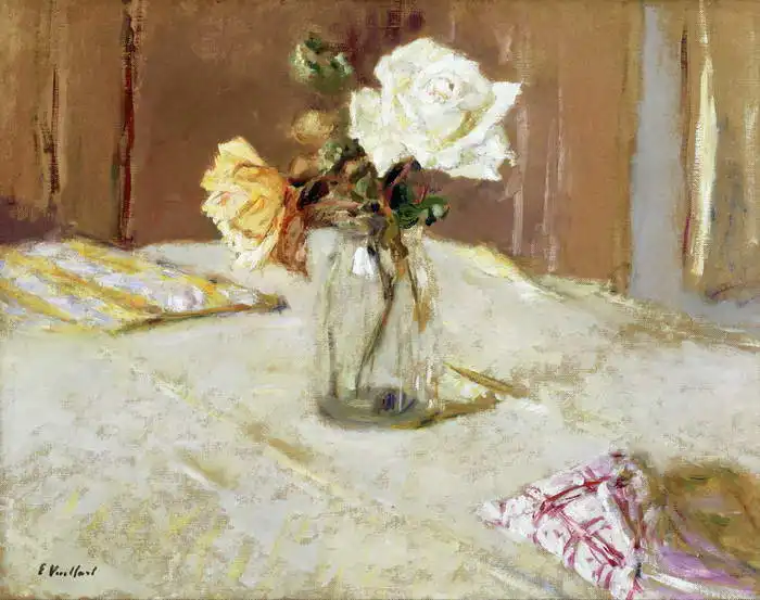 Vuillard, Edouard: Roses in a vase