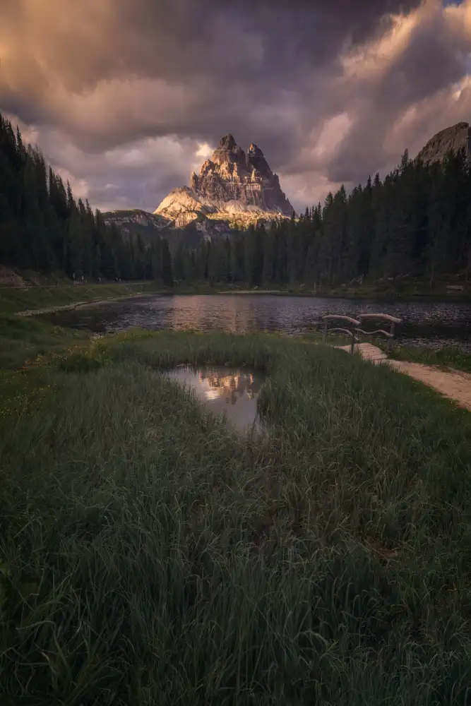 Hm, Pilar: Coucher de soleil à Antorno