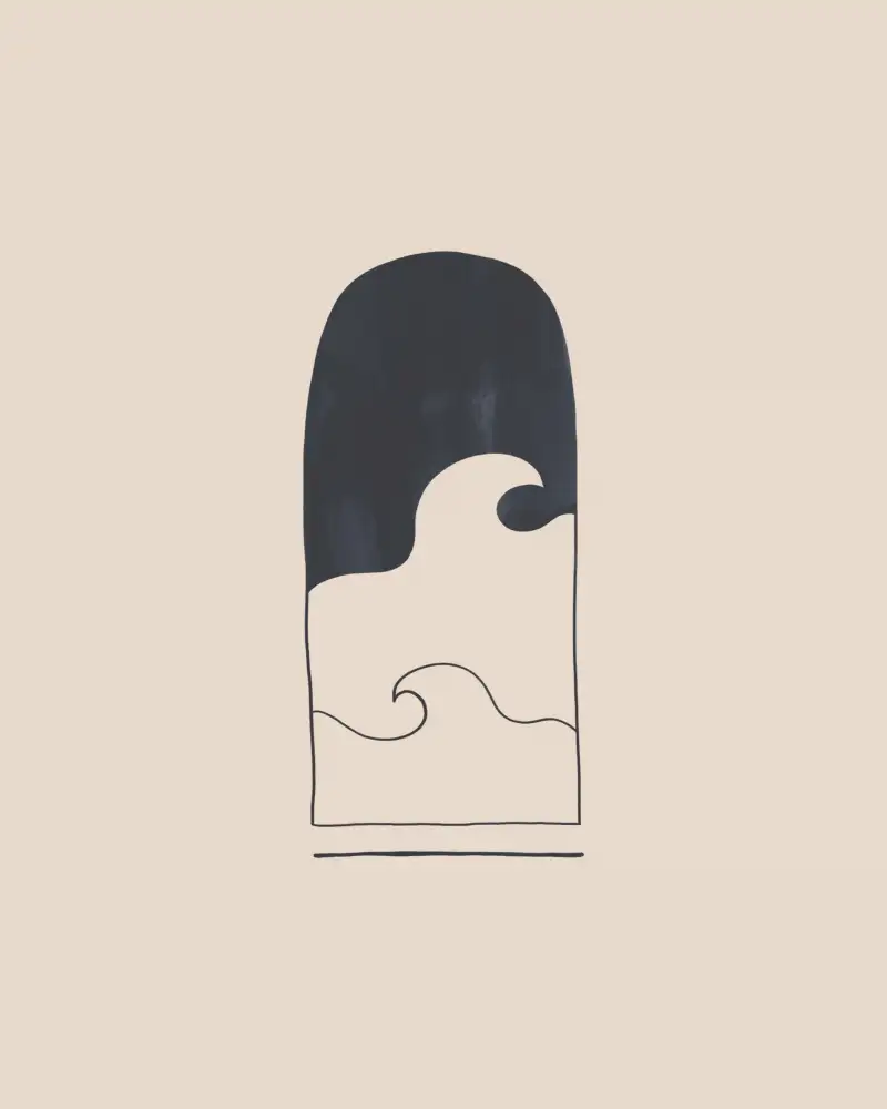 Illustrations, Green Ivy: Paesaggio marino