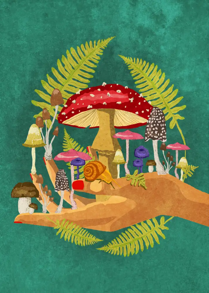 Oltmanns, Raissa: Mi cosmos de hongos