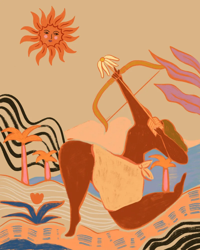 Guava, Arty: Arco e freccia