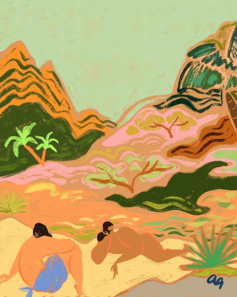 Guava, Arty: Natura pigra