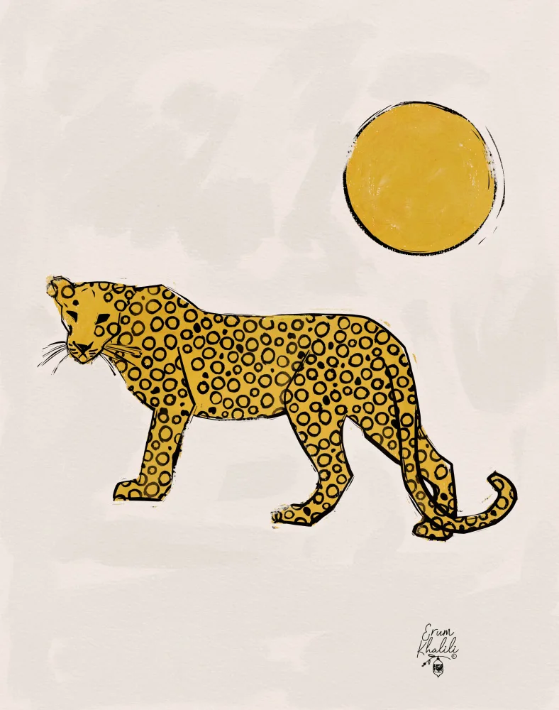 Khalili, Erum: Leopard and Sun   Erum Khalili.png
