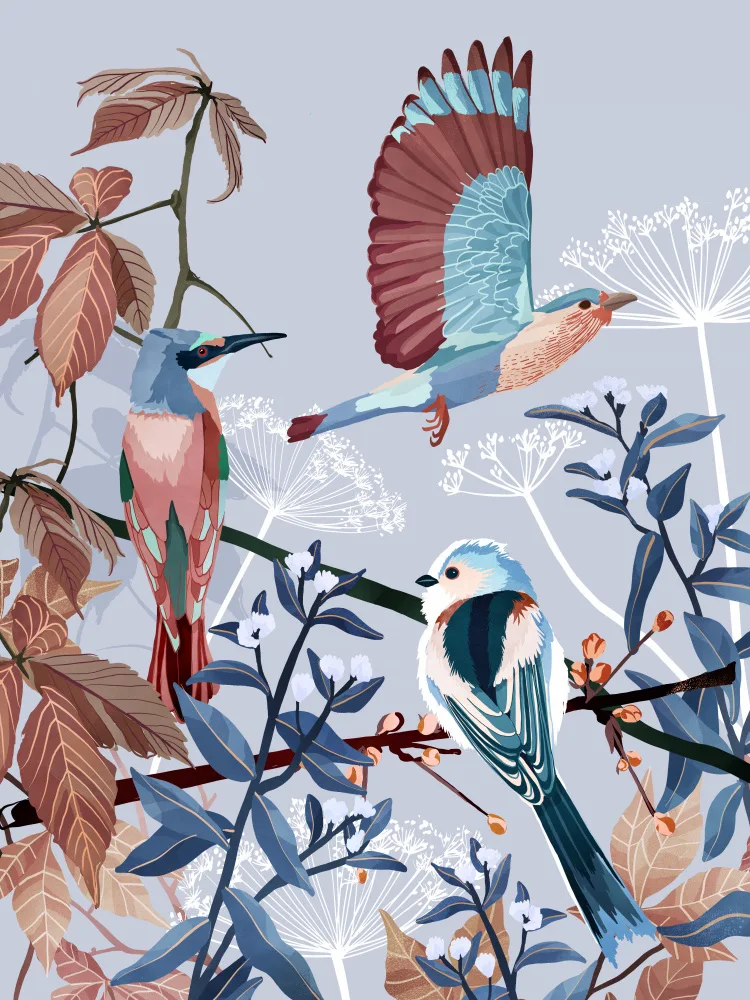 Blauw, Goed: Vögel des Winters
