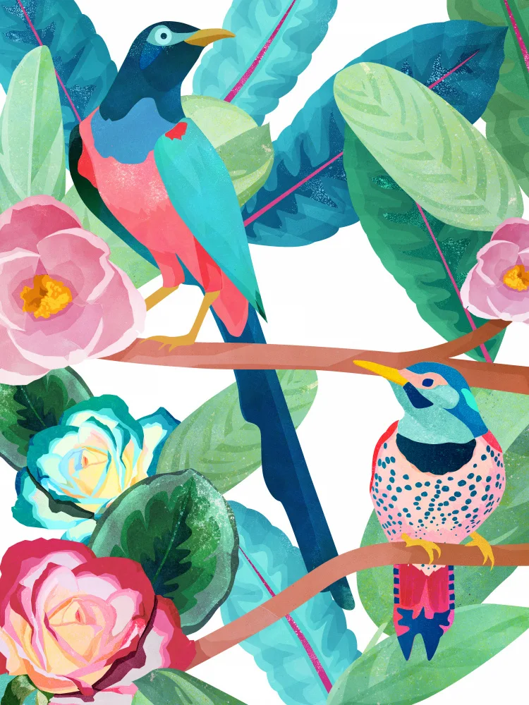 Blauw, Goed: Oiseaux du printemps
