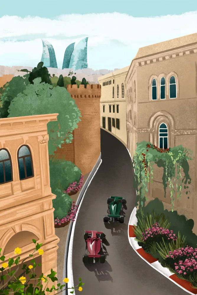 Blauw, Goed: Baku Aserbaidschan