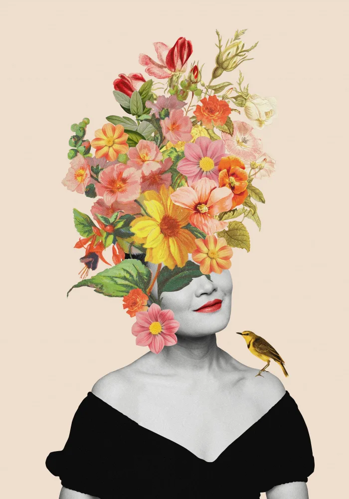 Studio, Floral Frida: Femme épanouie
