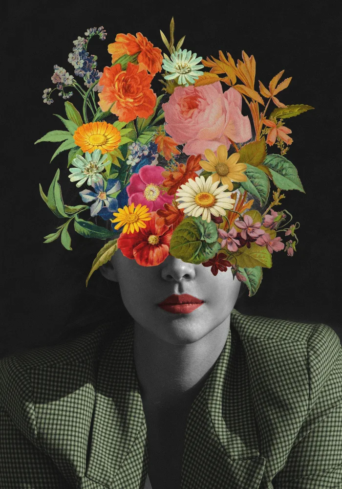 Studio, Floral Frida: Bouquet Vert Vintage