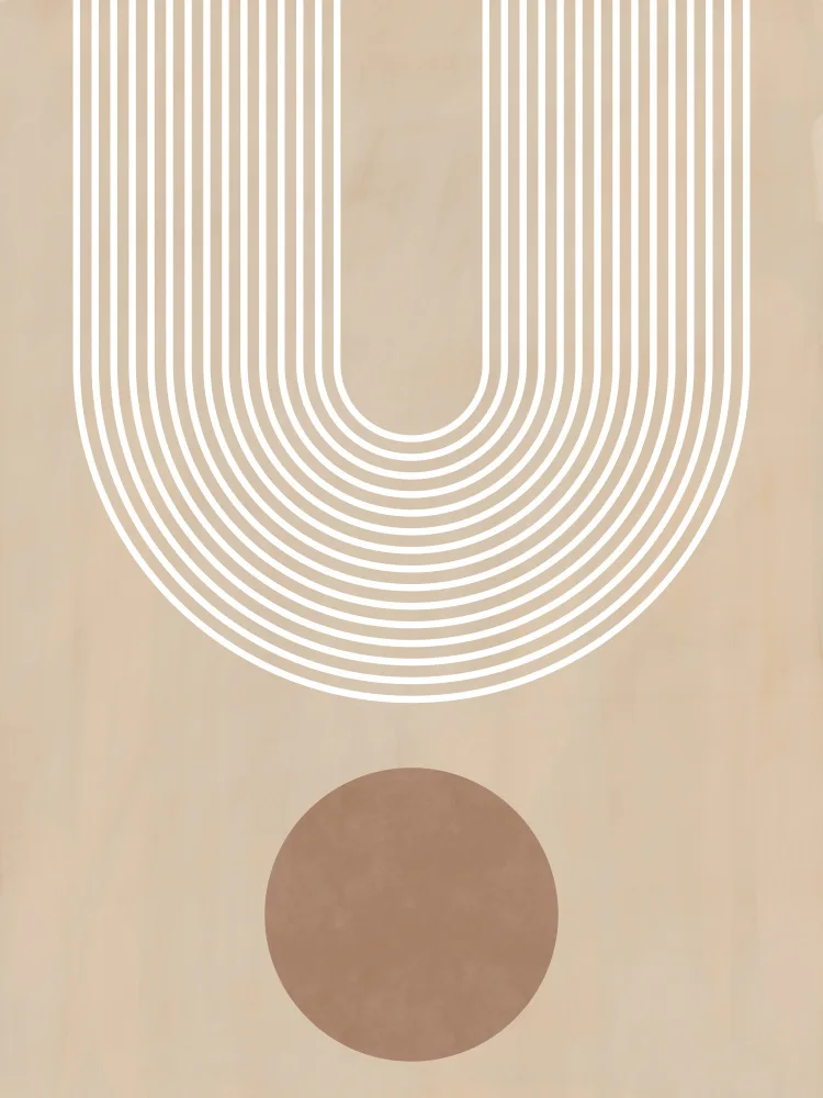 Ristova, Elena: Póster Arco Beige No.3