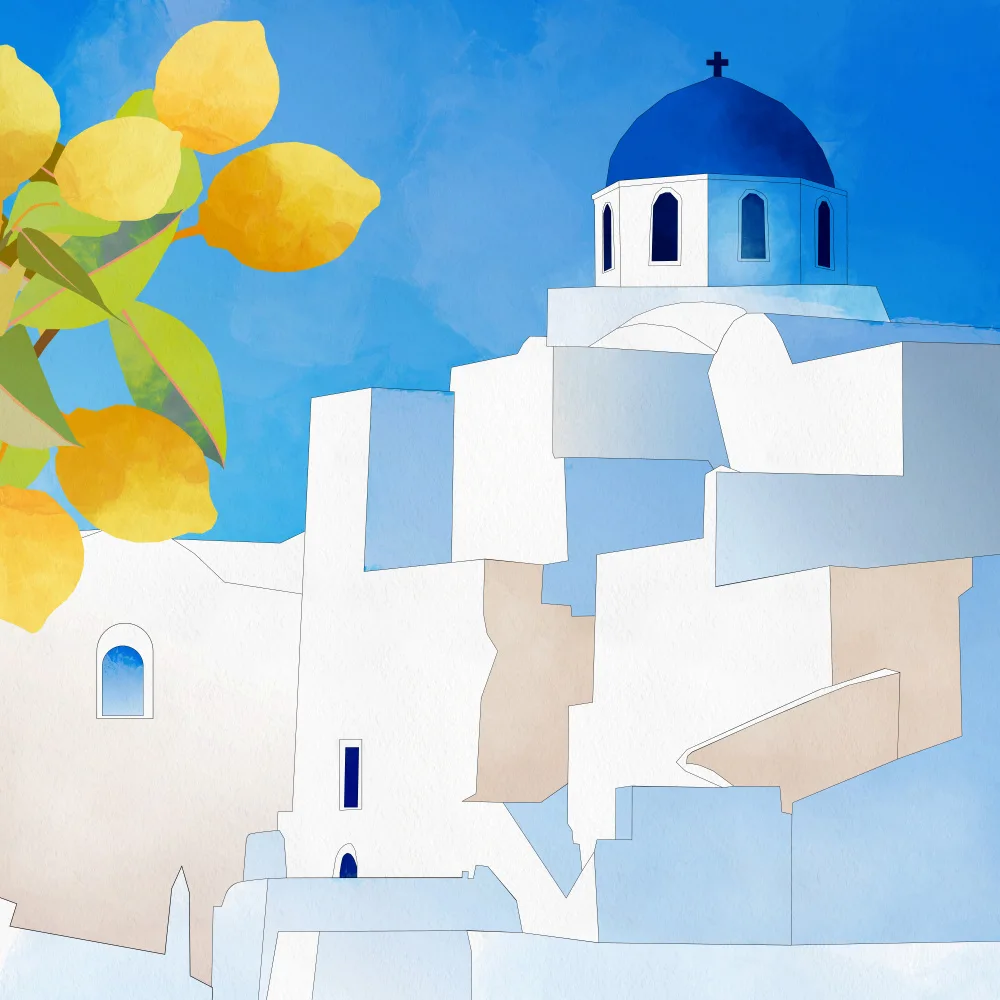 Bre, Rut Ana: Santorin Nouveau