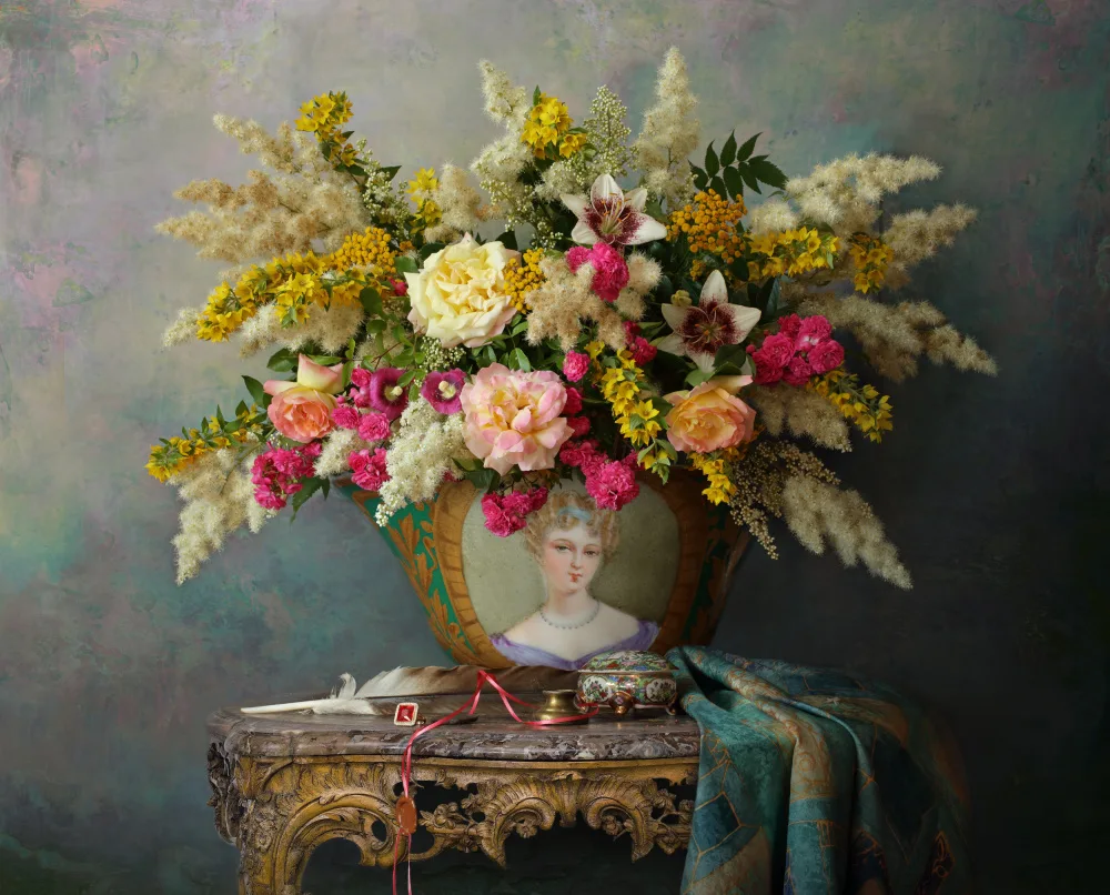 Morozov, Andrey: Stillleben mit Blumen