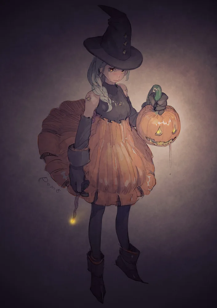 pomodorosa: hoja modelo: vista previa de Halloween