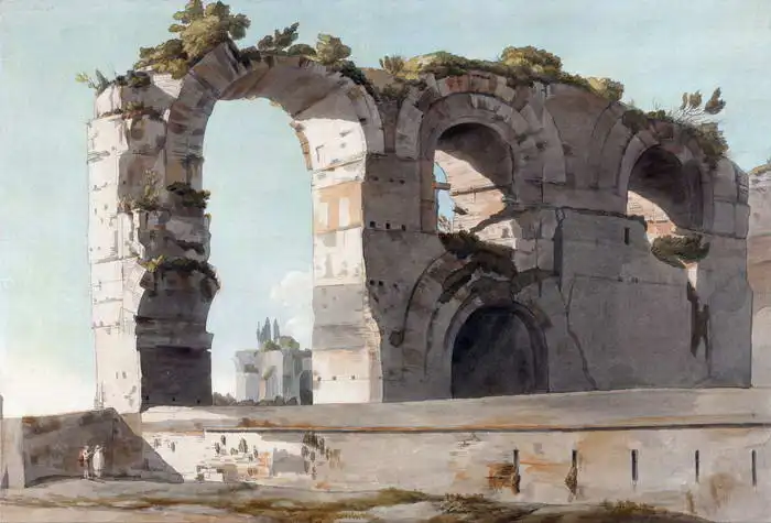 Towne, Francis: Claudius Aqueduct, Rome
