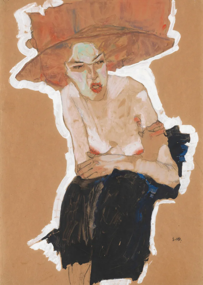 Schiele, Egon: Die Hämische 1910