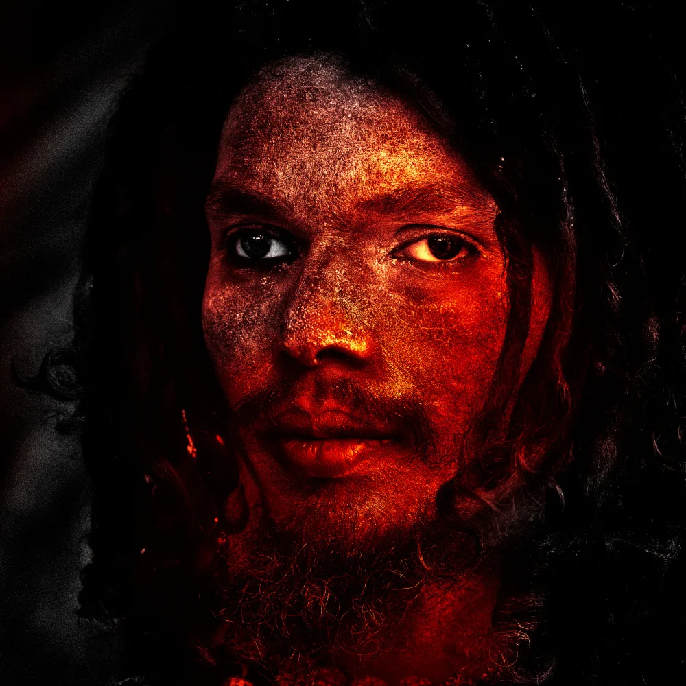 Cavalli, Giovanni: Rotes Sadhus-Gesicht