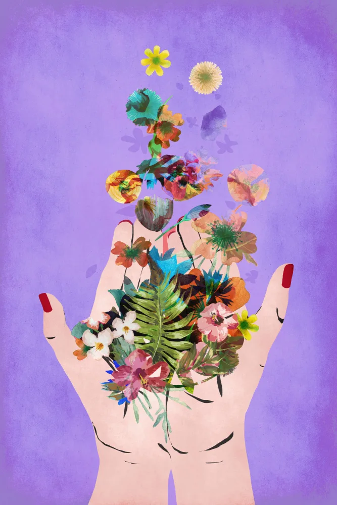 Treechild: Fridas Hand`S (Lila)