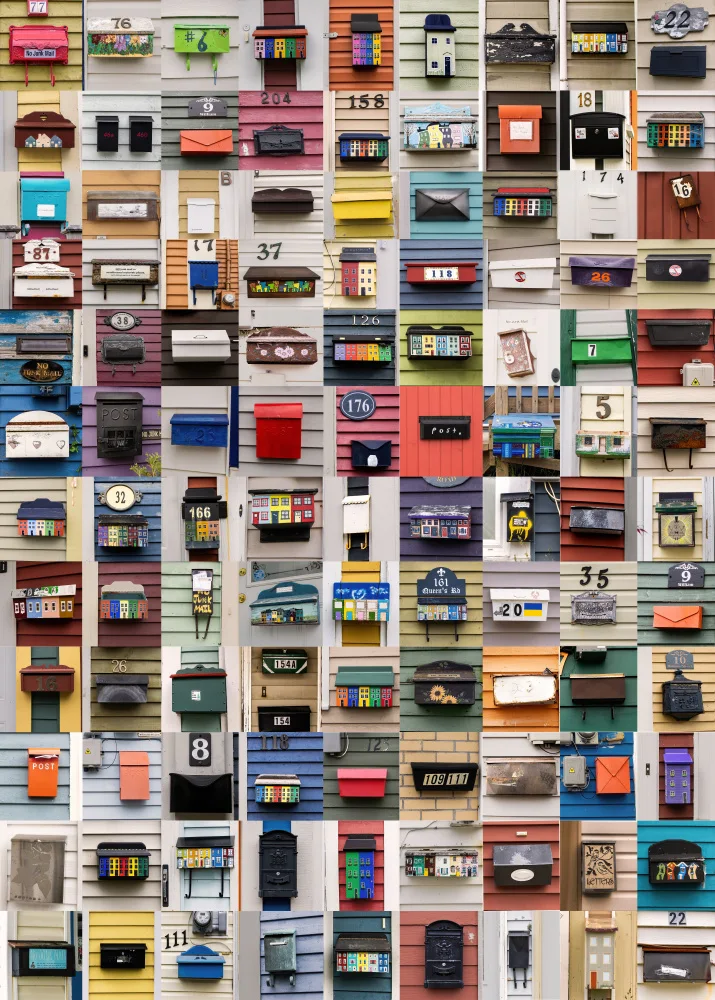 Ying, Li: 108 Bunte Briefkästen Sammlung