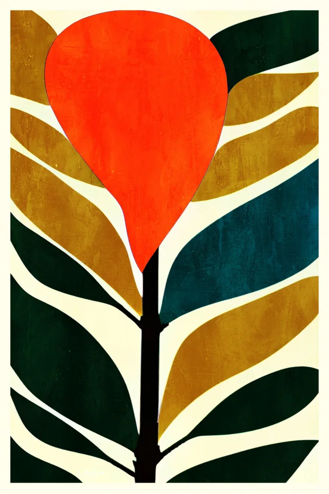 Anderson, Bo: Abstrakte Blume Nr.3