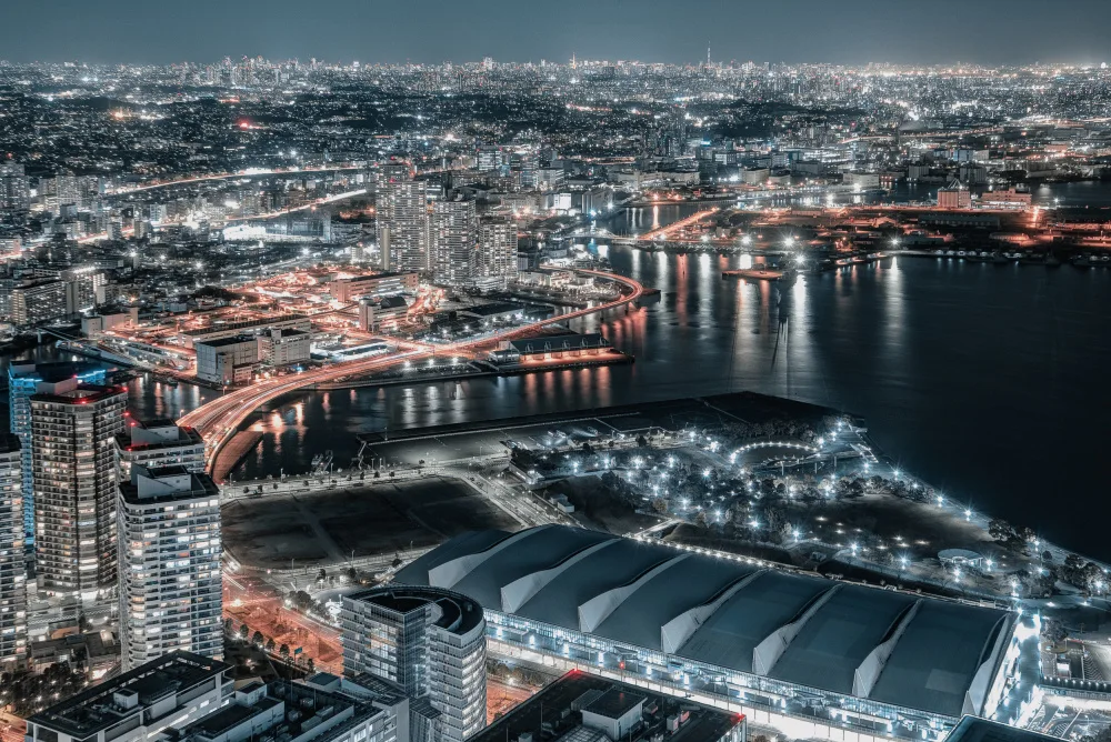 Hara, Tomoshi: Nuit urbaine de Yokohama