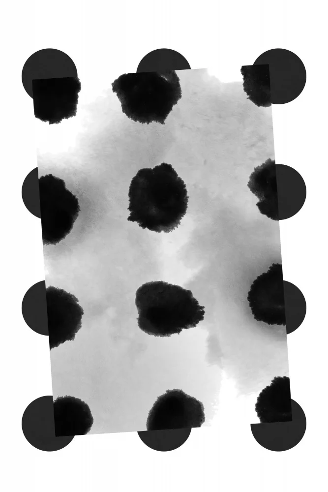 amini54: Abstract Painting Polka Dots Pattern Ii