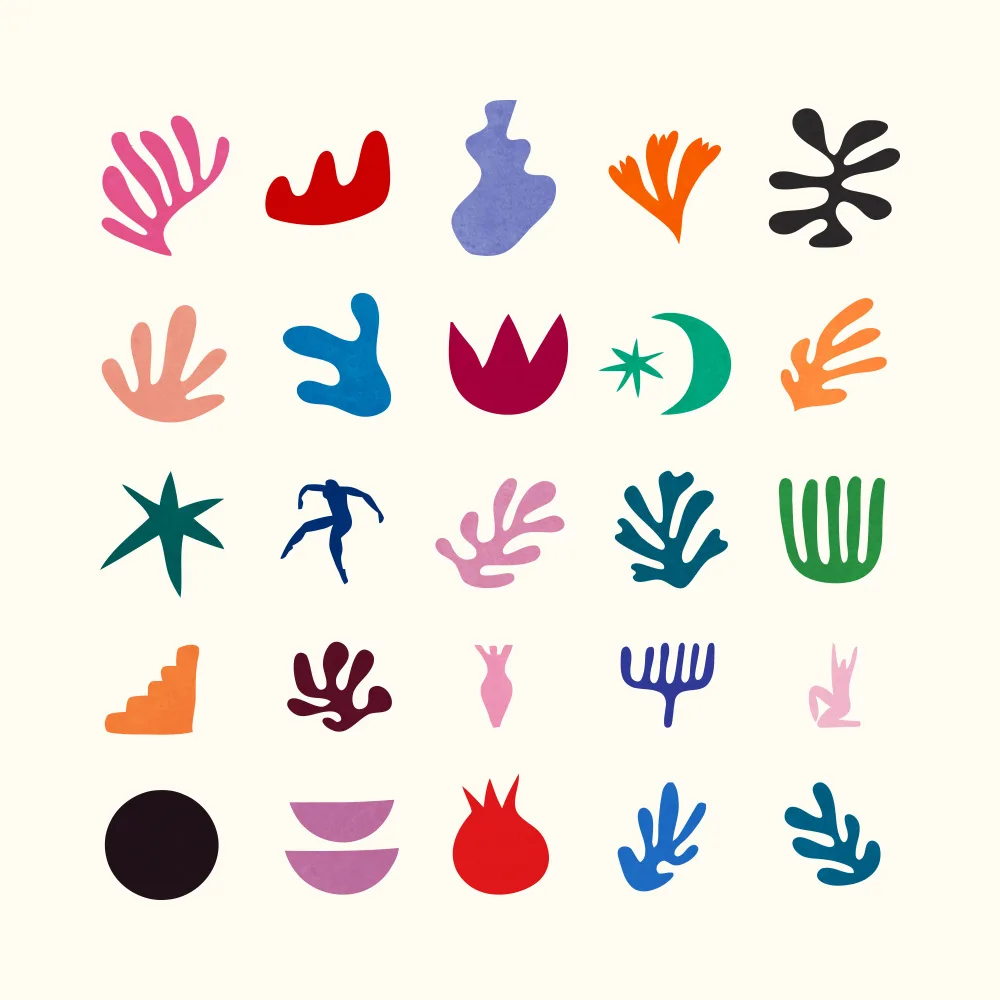 amini54: Matisse Elements Barvy a tvary